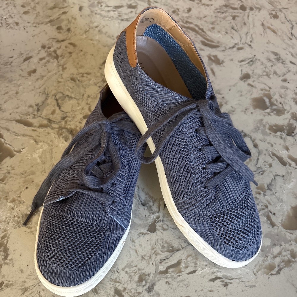 Women’s Lucky Brand Luika Blue Woven Shoes Sneakers Sz 9 B